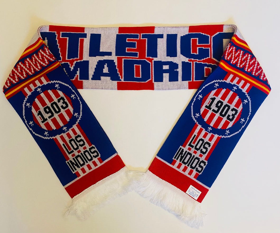 Athletico Madrid Acrylic Football Scarf