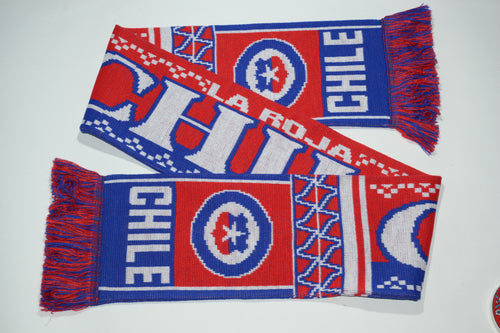 Chile Acrylic Football Scarf