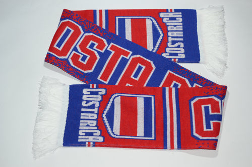 Costa Rica Acrylic Football Scarf