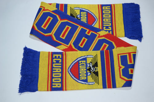 Ecuador Acrylic Football Scarf