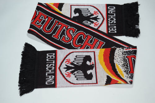 Germany White Acrylic Football Scarf